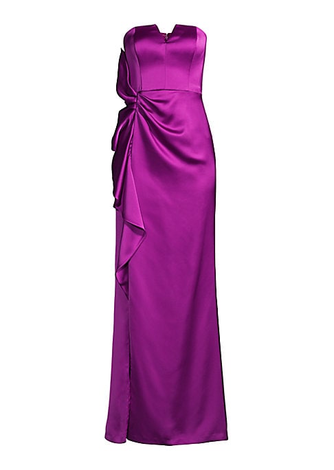 Elegant Satin Flare Dress