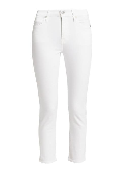 Chic Whitewash Crop Jeans