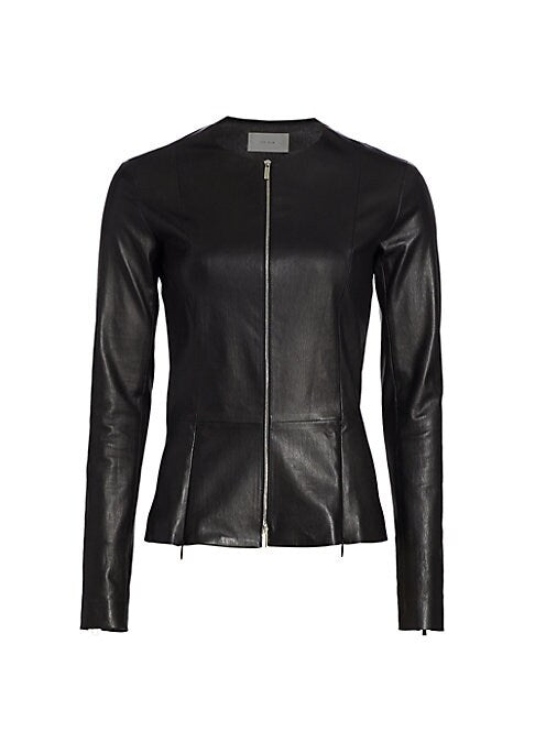 Chic Zip Front Jacket