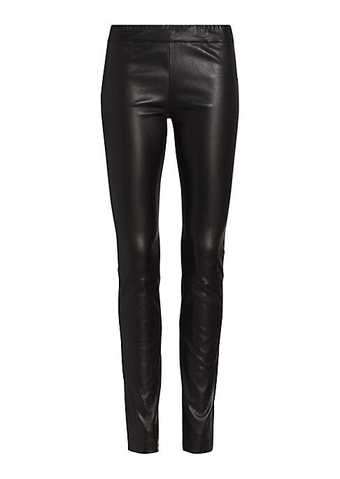 Luxe Leather Moto Tights