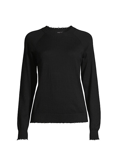 Chic Distressed Knit Sweatshirt