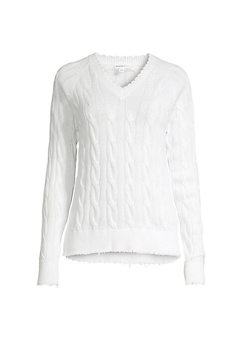Frayed Knit Pullover