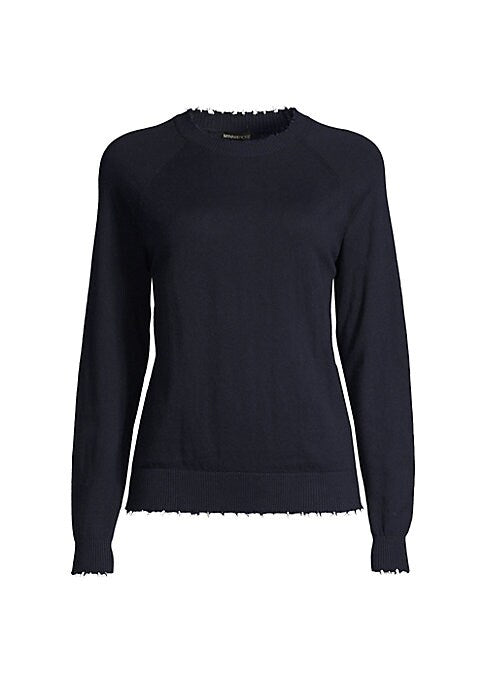 Chic Distressed Knit Sweatshirt