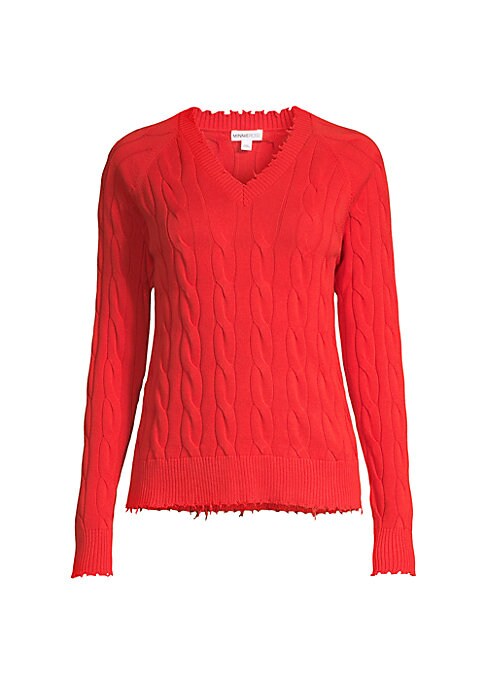 Frayed Knit Sweater