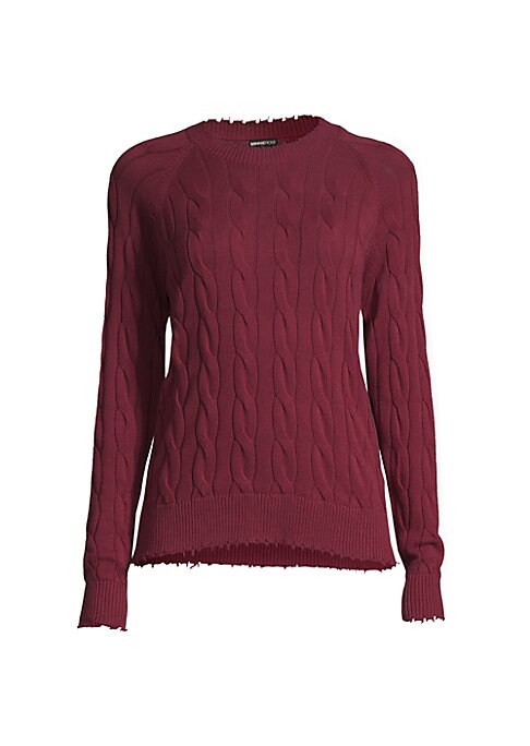 Distressed Knit Pullover
