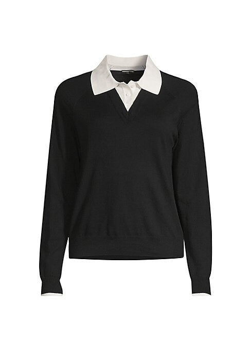 Cozy Polo Knit Sweater