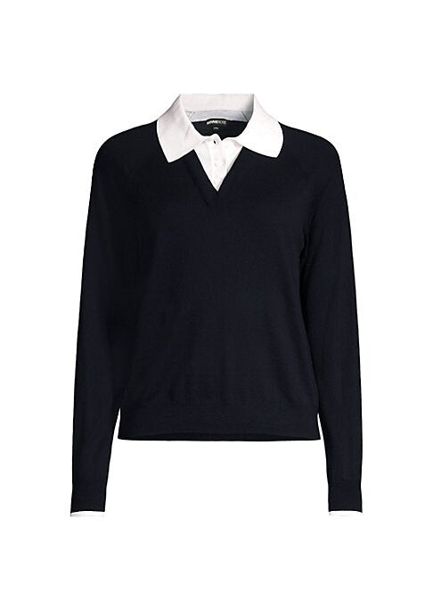 Cashmere Touch Polo Sweater