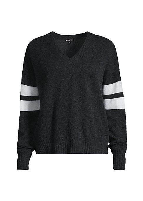 Chic Stripe Cashmere Sweater