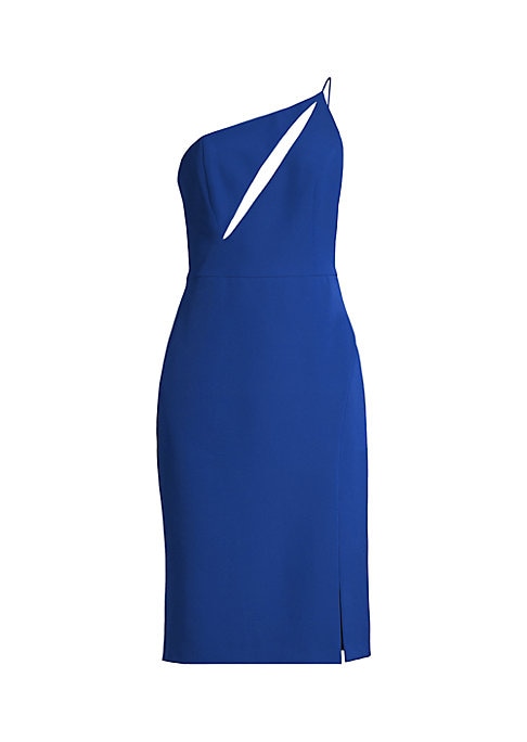 Sleek Asymmetrical Mini Dress