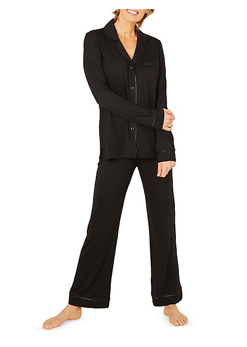 Cozy Contrast Pajama Set