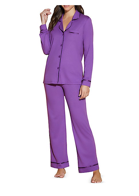 Cozy Contrast Pajama Set