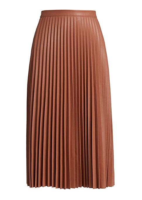 Chic Pleat Midi Skirt