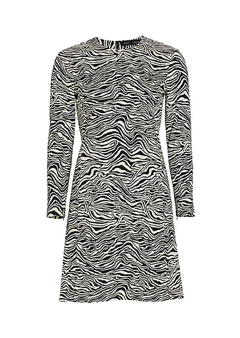 Wild Stripe A-Line Dress