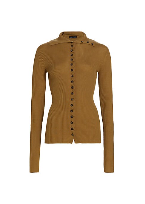 Chic Buttoned Wool Sweater