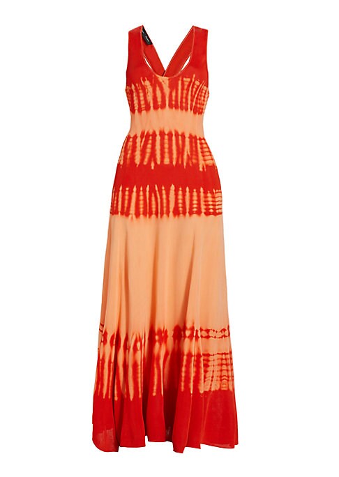 Playful Midi Tie-Dye Dress