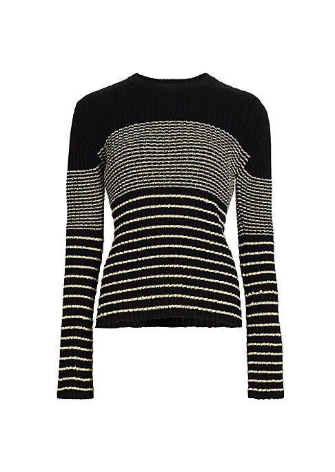 Cozy Stripe Flare Sweater