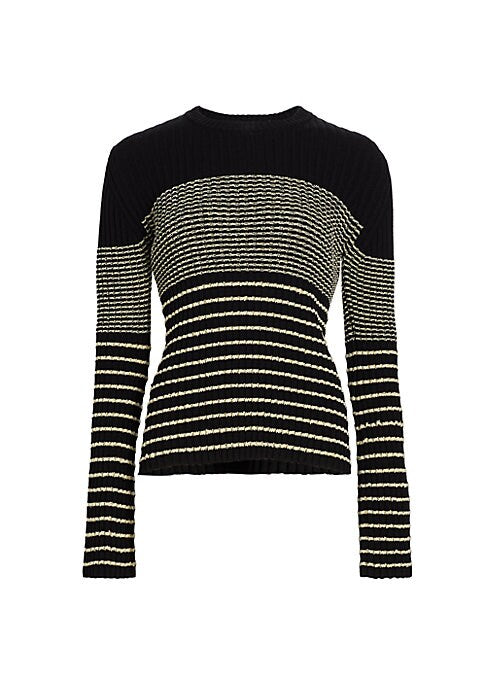 Cozy Stripe Flare Sweater