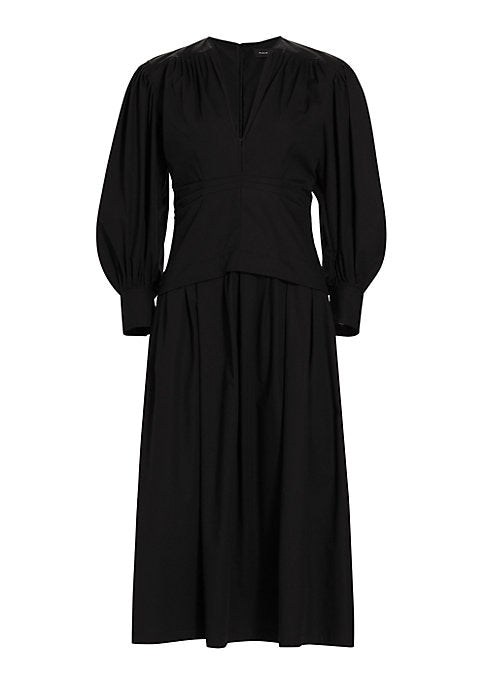Chic Cotton Midi Dress