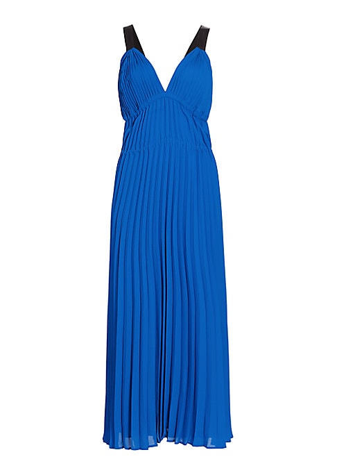 Pleated Maxi Dress Delight