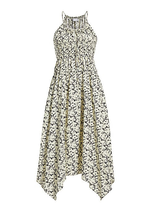 Handkerchief Chic Midi Dress