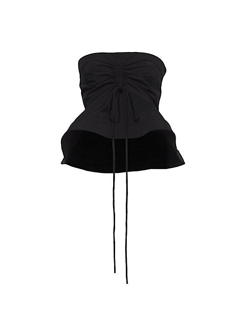 Sculptural Tie-Detail Top