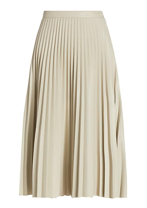 Chic Pleated Faux Skirt