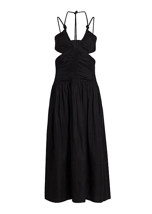 Dramatic Ruched Maxi Dress