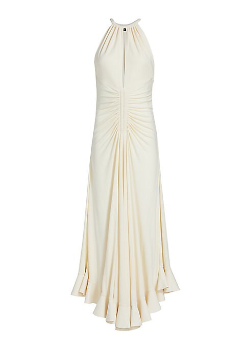 Dramatic Ruched Maxi Dress