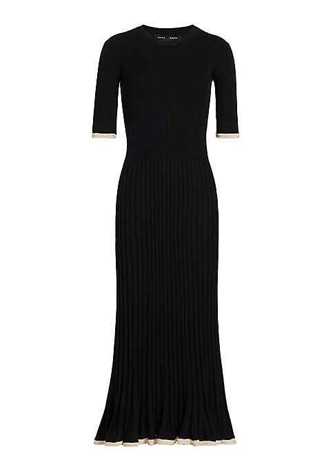 Luxurious Pleat Maxi Dress