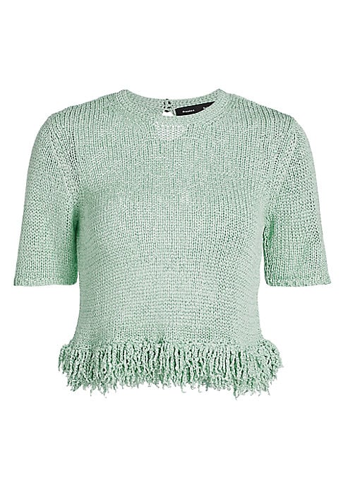Fringe Detail Crochet Top