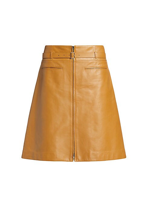 Chic Glossy Midi Skirt