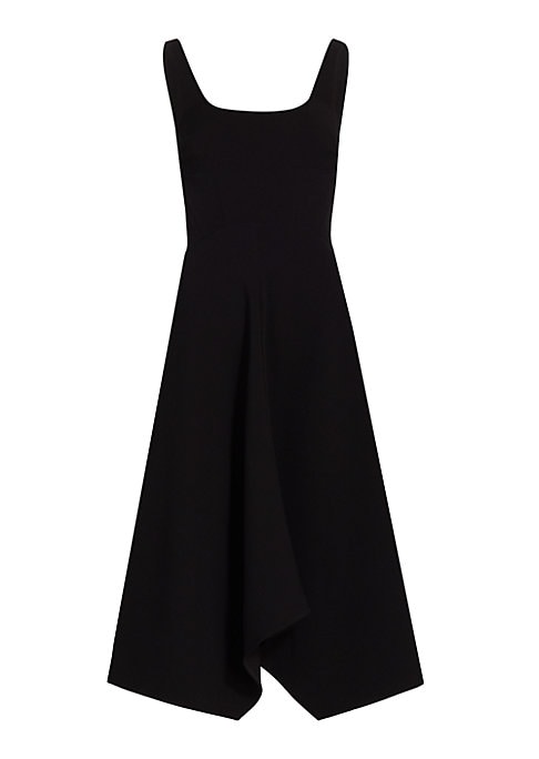 Chic Structured Midi-Dress