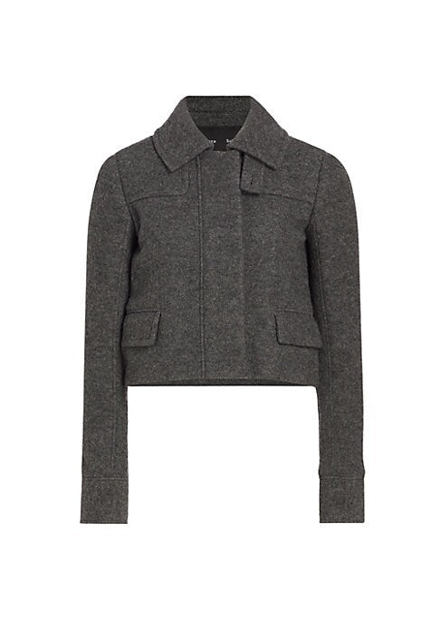 Wool Blend Chic Jacket