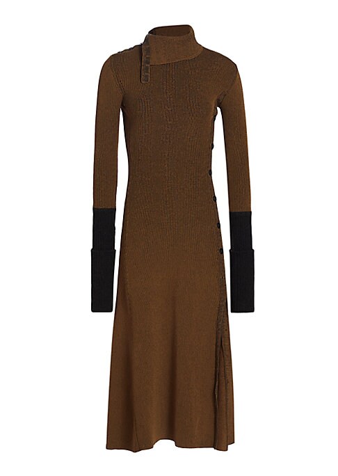 Cozy Turtleneck A-Line Dress