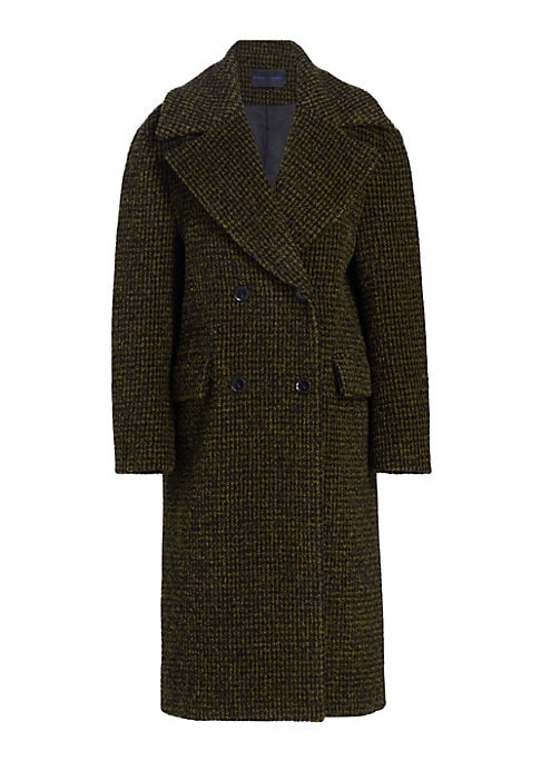 Textured Chic Wool Coat