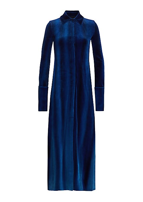 Velvet Flow Maxi Dress