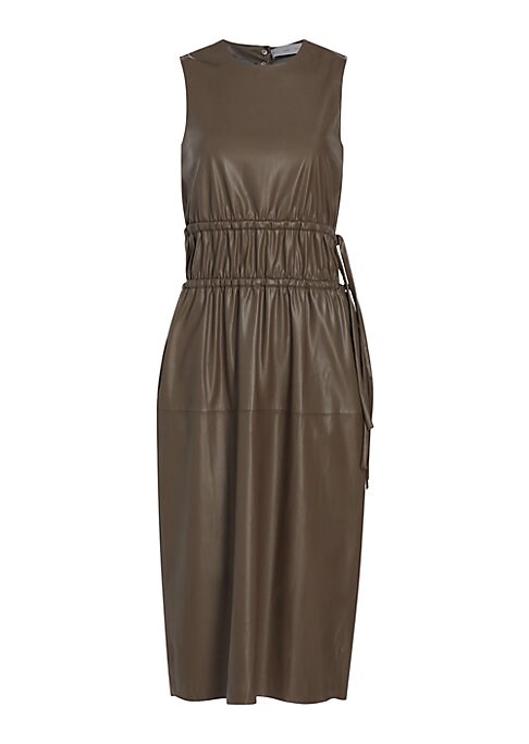 Chic Ruched Faux Dress