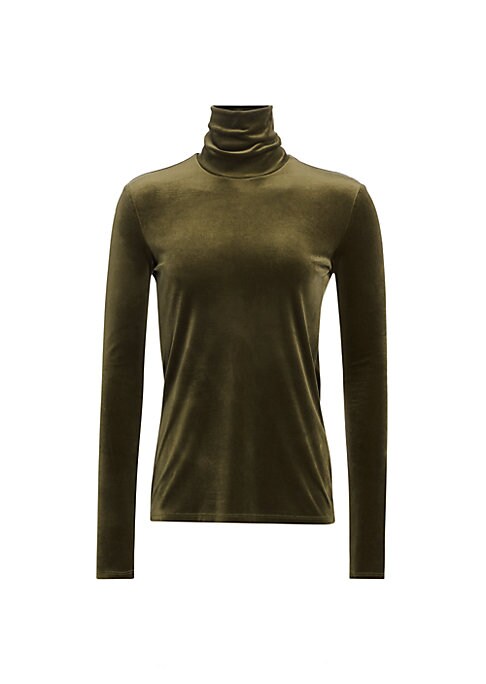 Velvet Luxe Turtleneck Top