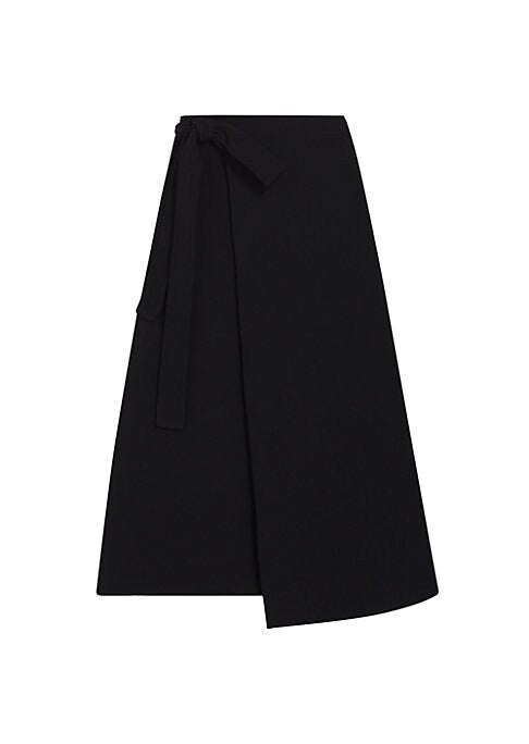 Chic Wrap Midi Skirt