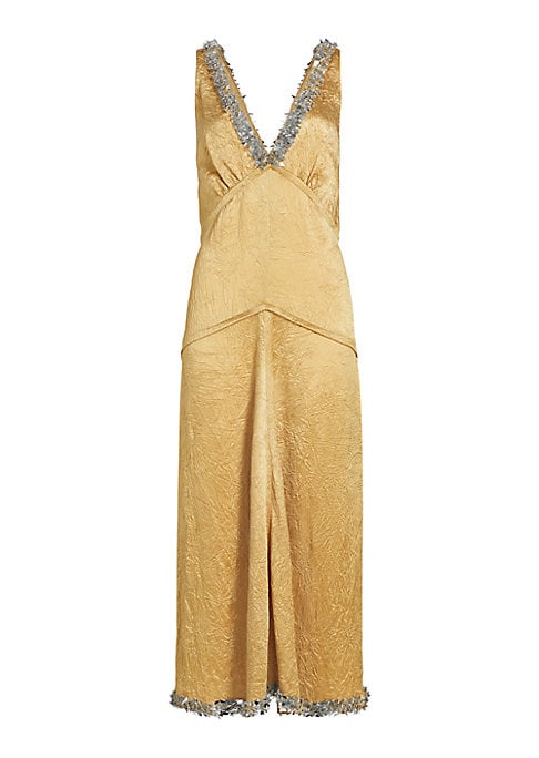 Satin Elegance Midi Dress