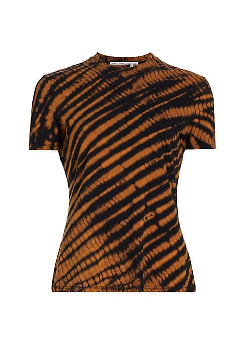 Striped Tie-Dye Tee