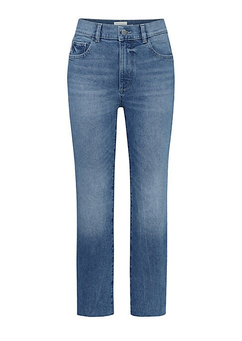 Retro Chic Straight Jeans