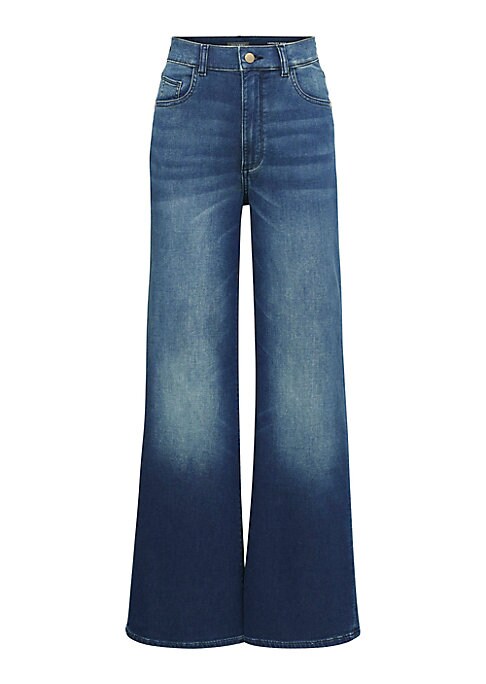 Retro Chic Wide Jeans