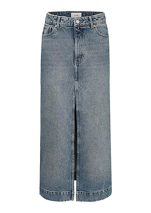 Denim Waistline Skirt