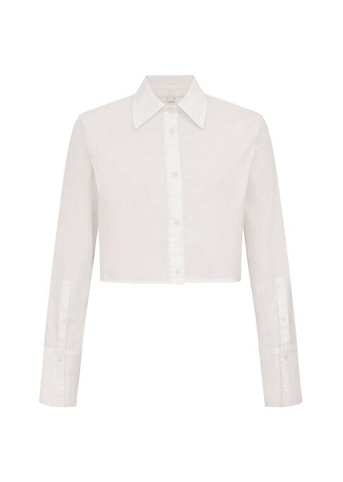 Cropped Button Down Bliss
