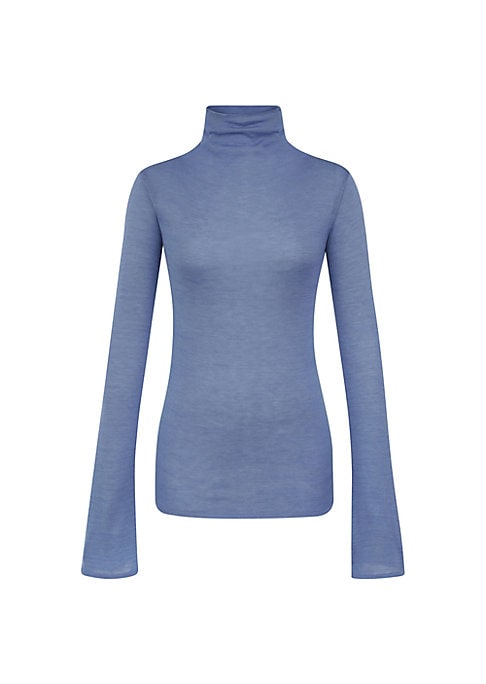 Draped Bell Sleeve Knit