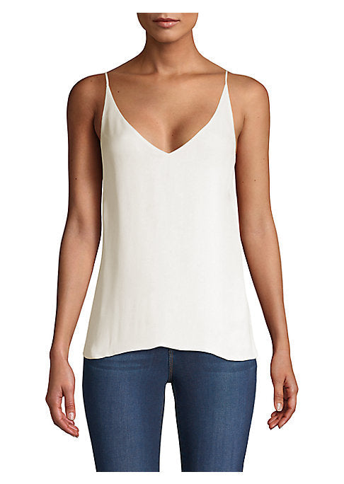 Silk V-Neck Elegance