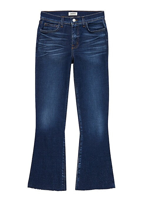 Cropped Flare Comfort Jeans