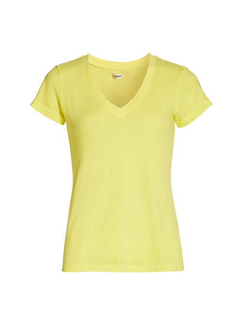 Chic V-Neck Cotton Top