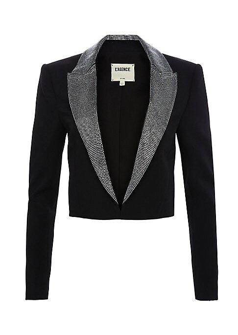 Rhinestone Elegance Blazer